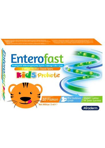 Enterofast Kids Probiotic 10 Flakon modelleri