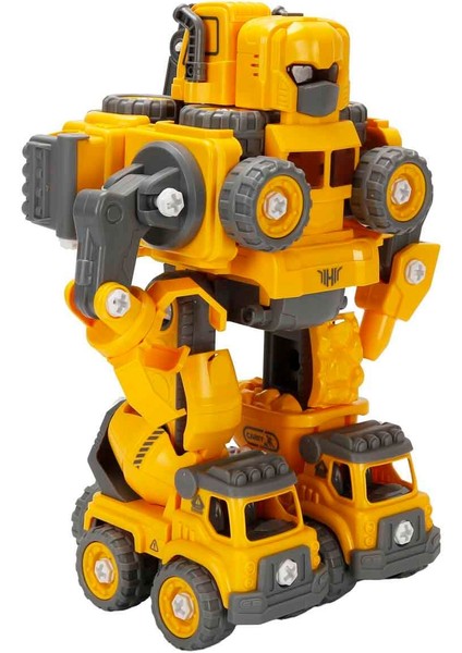 5in1 Zapp Toys Sesli ve Işıklı Sök Tak Robot - Sarı modelleri