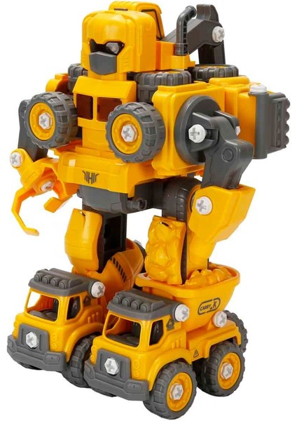 5in1 Zapp Toys Sesli ve Işıklı Sök Tak Robot - Sarı fırsatları