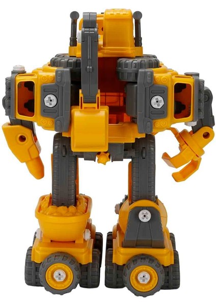 5in1 Zapp Toys Sesli ve Işıklı Sök Tak Robot - Sarı indirimleri