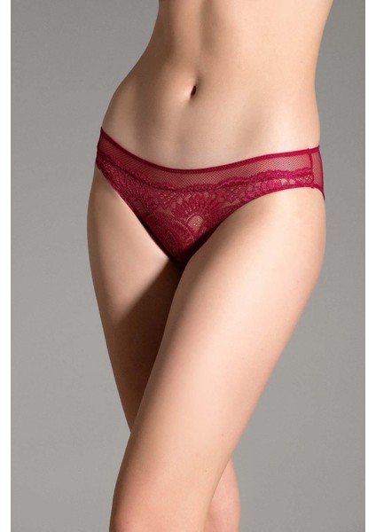 Kadın Dantelli Transparan Fuşya Slip Külot C9T1N0O3363 fiyatları