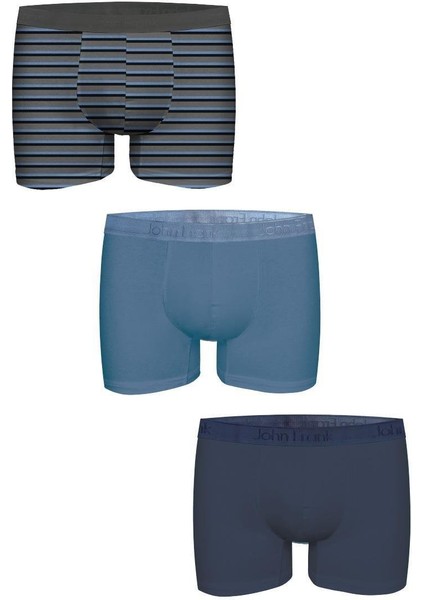 Üçlü Natural Modal Boxer Multicolor