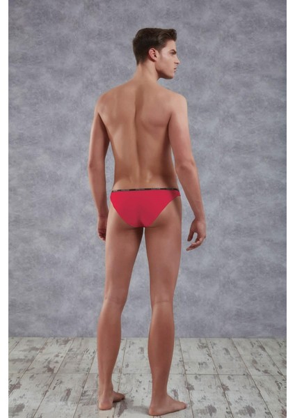 Erkek Polyamid Ince Bel Bantlı Kırmızı Slip 1395 fiyatları