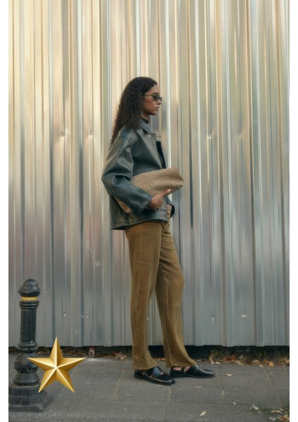 Loafer 2507 - Parmak Arası Çapraz Siyah Kadın Loafer
