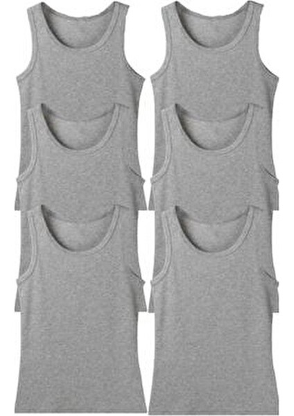 6 Adet Askılı Erkek Gri Atlet Pamuklu fiyatları