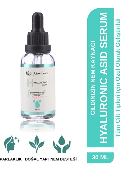 GlowGenix Hyaluronic Asid | GlowGenix Hiyaluronik Asit | 30 ml