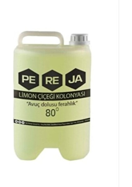 Limon Çiçeği Kolonyası 5 L Plastik Ambalaj+Huni