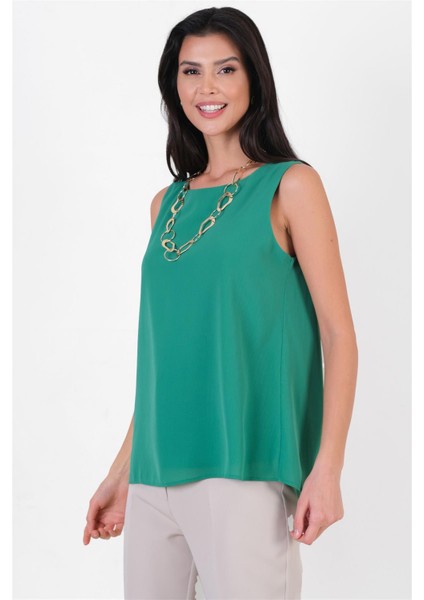 Loretana Kolsuz Rahat Kesim Bluz Yeşil fiyatları