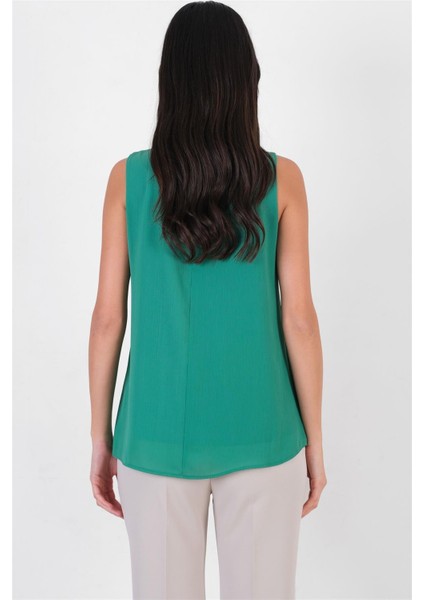 Loretana Kolsuz Rahat Kesim Bluz Yeşil modelleri