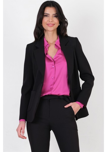 Corinta Mono Yaka Büyük Cepli Ceket Siyah fiyatları