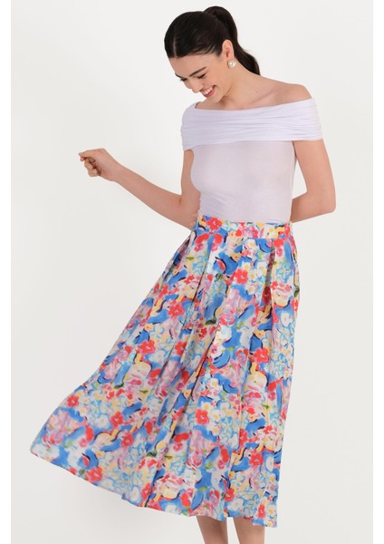 Decenzio Kayık Yaka Omuz Açık Bluz Beyaz fiyatları