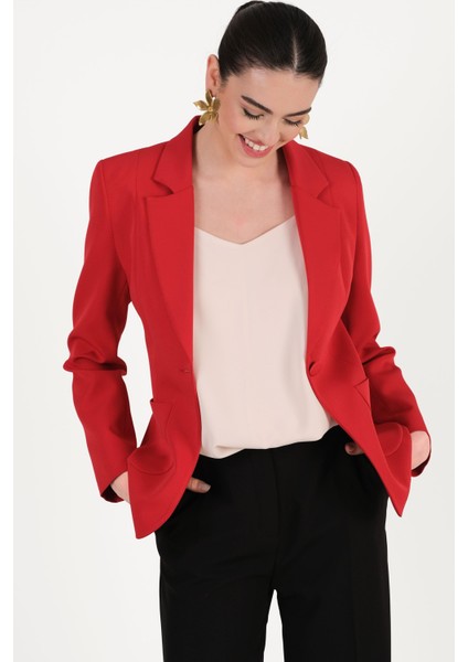 Corinta Mono Yaka Büyük Cepli Ceket Kırmızı fiyatları