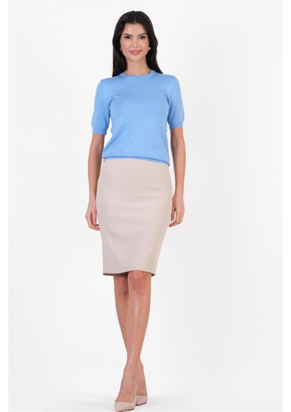 Mandy Klasik Yırtmaçlı Etek TAŞ fiyatları