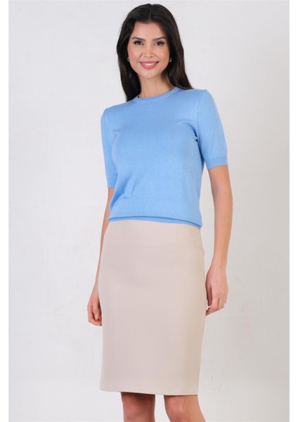 Mandy Klasik Yırtmaçlı Etek TAŞ indirimleri