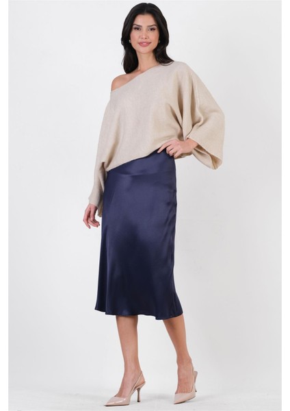 Clorinda Bel Lastikli Etek Lacivert fiyatları