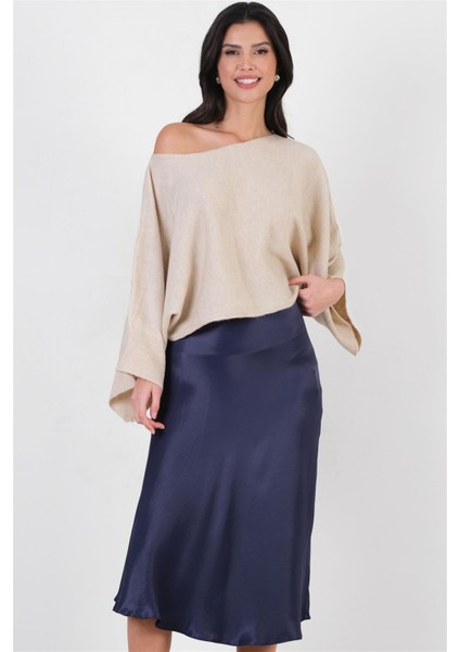 Clorinda Bel Lastikli Etek Lacivert fırsatları