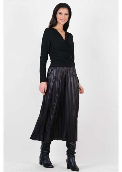 Crisante Beli Lastikli Piliseli Etek Siyah fiyatları