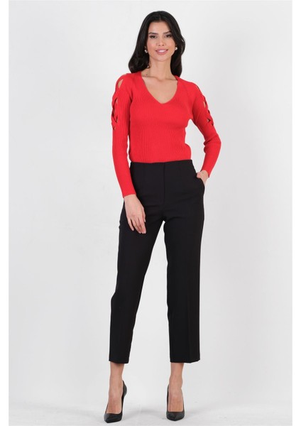 Donohoe Kemersiz Pensli Pantolon Siyah fiyatları