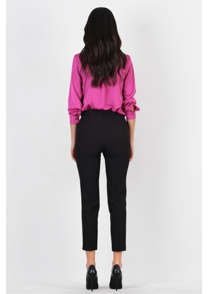 Peters Bel Kuşaklı Dar Paça Pantolon Siyah indirimleri