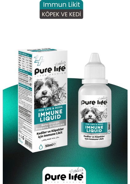 Purelıfe Plus Immune Likit 50ML Kedi ve Köpekler Için fiyatları