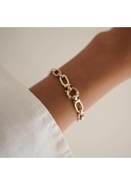 Uzun Hallow Altın Bileklik