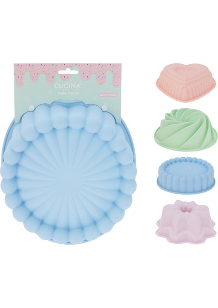 Ecrou Silikon Kek Kalıbı