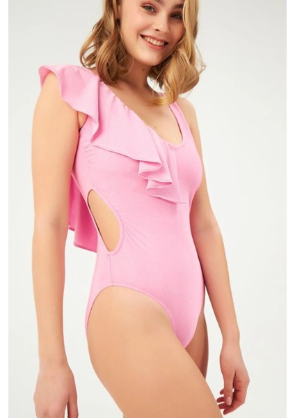 Volanlı Mayo-Pembe modelleri