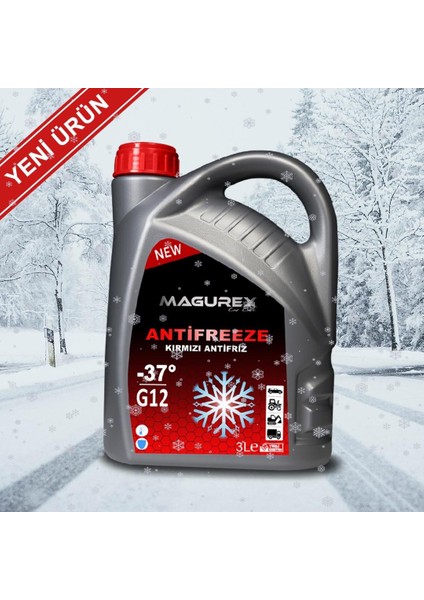 Kırmızı Organik Antifriz 3 L -50°