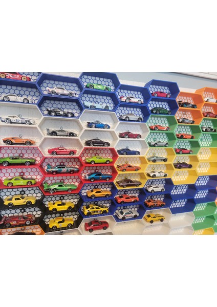 Modüler Oyuncak Araba Rafı Hot Wheels Uyumlu 1 Arabalık