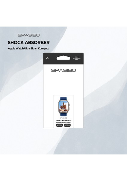 Apple Watch Ultra Shock Absorber Ekran Koruyucu | 49MM indirimleri