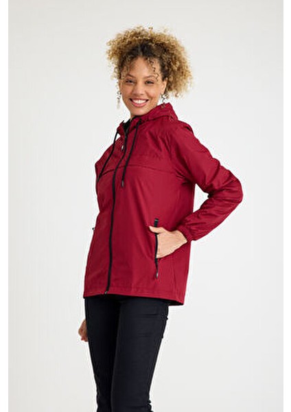 Kadın Içi Astarlı Suya Dayanıklı Kapüşonlu Cepli Yağmurluk indirimleri