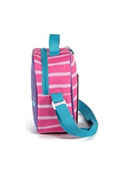 Pink 3lü Anaokul Kreş Seti Seti (Anaokul Çanta + Beslenme Çantası + 700 ml Matara) Ebat 30*26*12 cm