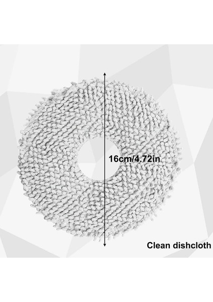 Dreame L10S ULTRA,L10 ULTRA,L10 PRIME,L20 Ultra Uyumlu Mop Paspas Yedek Seti-2 Adet fiyatları