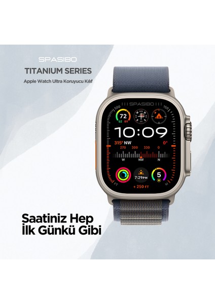Apple Watch Ultra Titanium Series Kılıf | Darbe Dayanıklı Koruma | Premium Apple Watch Ultra Kılıfı fiyatları