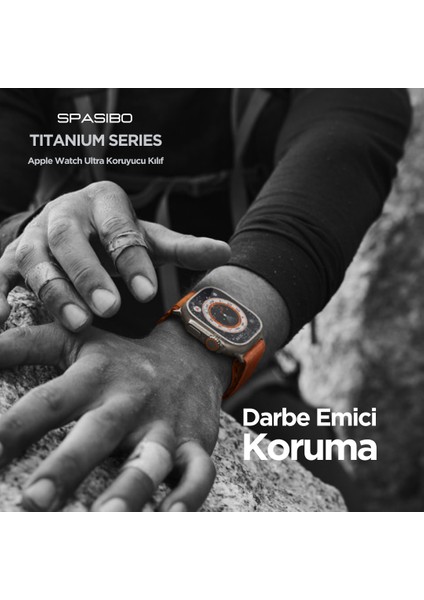 Apple Watch Ultra Titanium Series Kılıf | Darbe Dayanıklı Koruma | Premium Apple Watch Ultra Kılıfı fırsatları