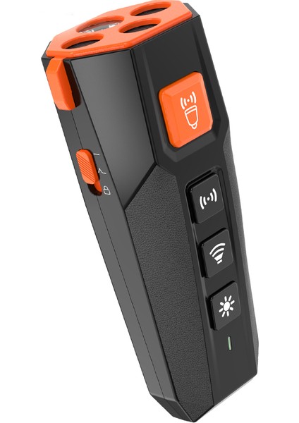 SLU07 Köpek Kovucu 3 Ultrasonik Vericili Flaşörlü Şarjlı 4 Modlu Köpek Savar Değişken Frekans LED El Feneri Köpek Uzaklaştırıcı Dazer Iı Muadili Kumandalı Köpek Eğitim Cihazı