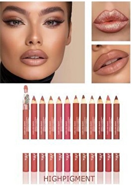 12'li Jumbo Dudak Kalemi Kalemtraşlı Set fiyatları