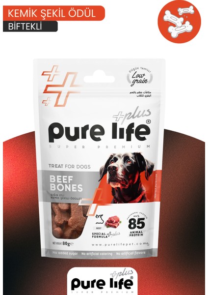 Purelife Plus Köpek Ödül Kemiği Sığır Etli 80GR modelleri