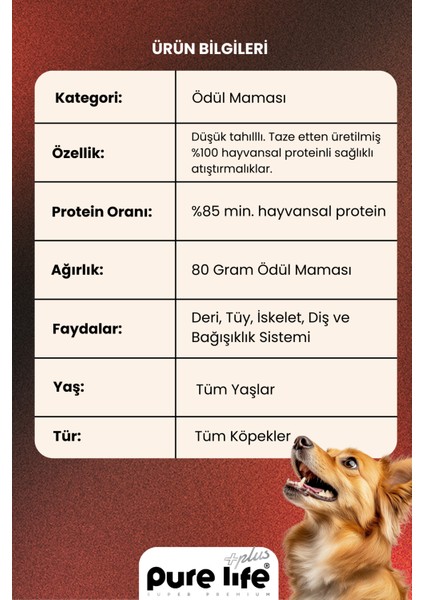 Purelife Plus Köpek Ödül Kemiği Sığır Etli 80GR fırsatları