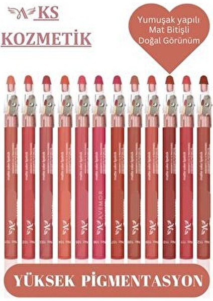 12'li Jumbo Dudak Kalemi Kalemtraşlı Set indirimleri