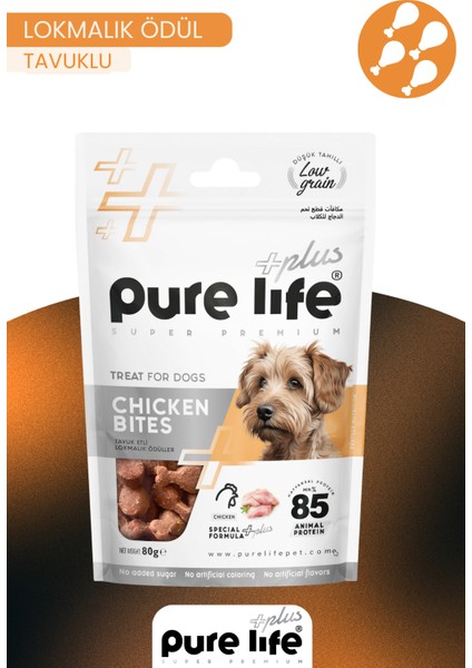 Purelife Plus Tavuklu Köpek Ödül Maması 80GR fiyatları