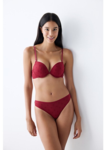 Super Push Up Essentials Sütyen Bordo fiyatları