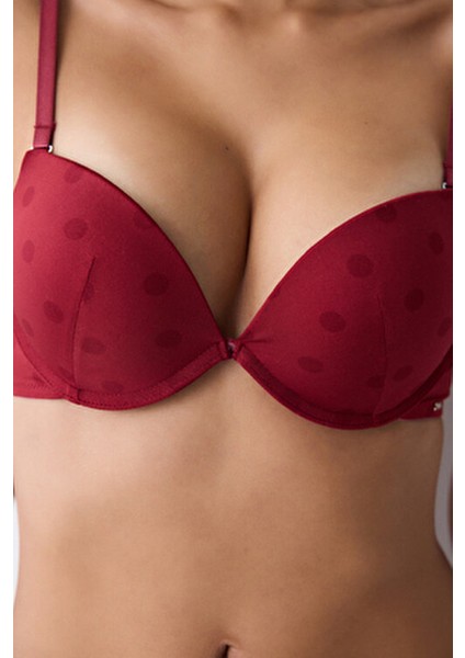 Super Push Up Essentials Sütyen Bordo modelleri