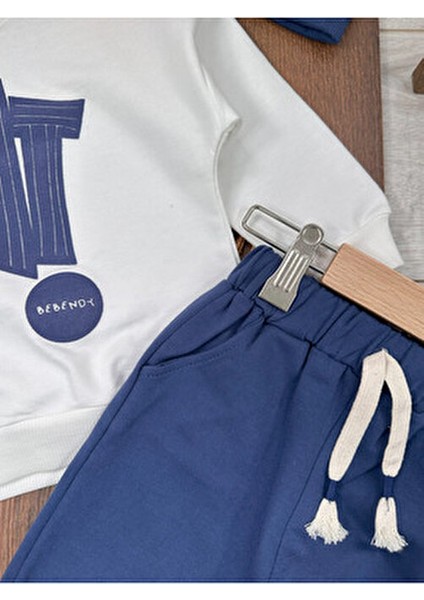 Hi Kabartma Baskılı Bereli Arma Detaylı Oversize Geniş Kalıp Erkek Bebek Takım fırsatları