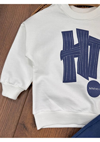 Hi Kabartma Baskılı Bereli Arma Detaylı Oversize Geniş Kalıp Erkek Bebek Takım indirimleri