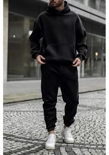 Saat Tekstil Kadın Eşofman Takımı Pamuklu Malzeme ile Tüm Sezonlarda Rahat Kullanım