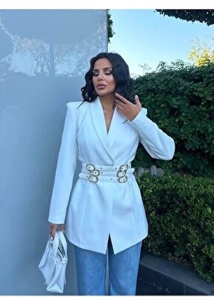 Kadın Kemer Detay Ceket fiyatları