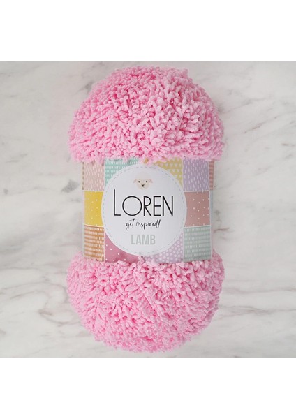Lamb Pembe El Örgü İpi - R082