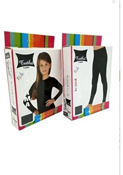 Tutku Kız Çocuk Termal Içlik Atlet Termal Içlik Tayt Takımı 0810