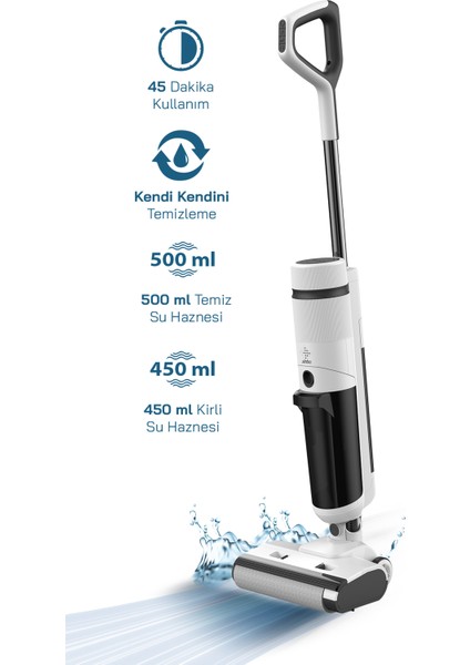 SFC-4103 Islak-Kuru Yüzey Temizleyici-Beyaz